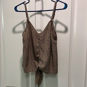 Leopard Print Women's Top